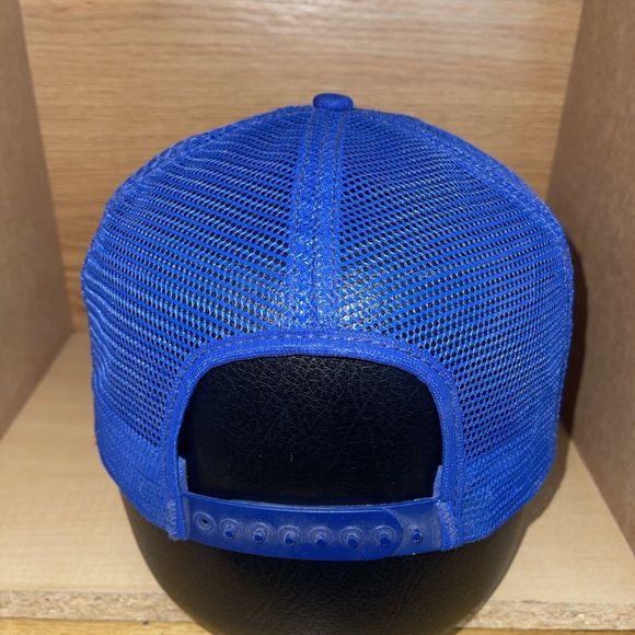 Vintage 80s General Electric GE Mesh Trucker Snapback Hat Patch Made In USA Cap - Picture 7 of 14